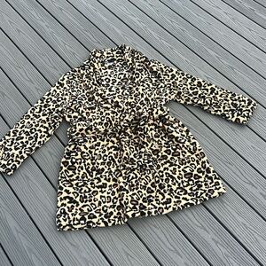 Cheetah Print Fuzzy Robe